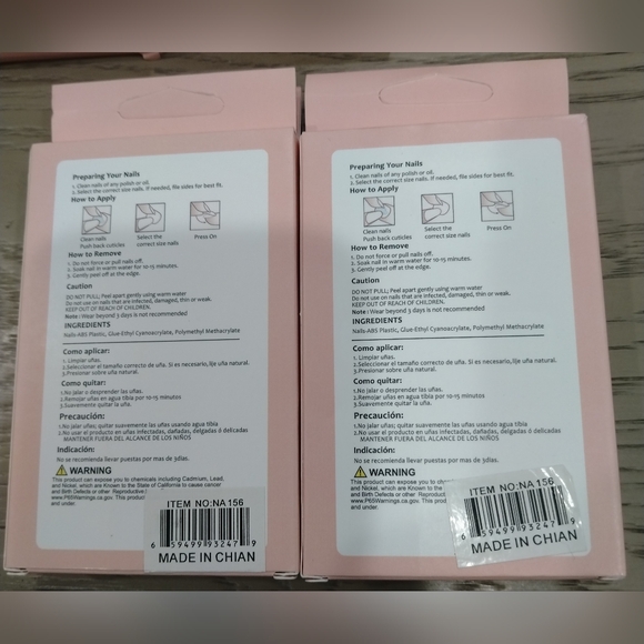 8•Packs BNIP Press On Nails Bundle! - Picture 6 of 6